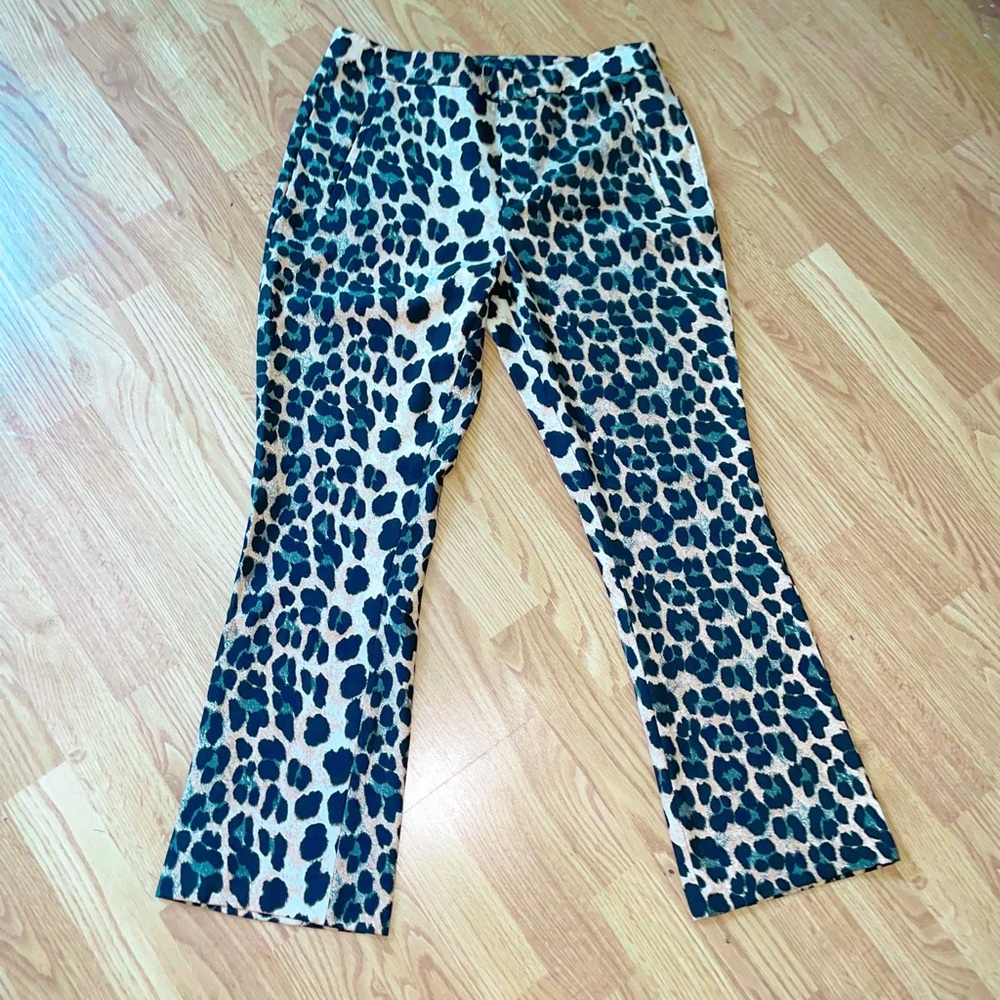 Zara cropped flare pants